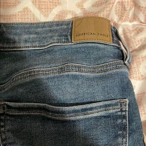 American Eagle Blue Skinny Jeans